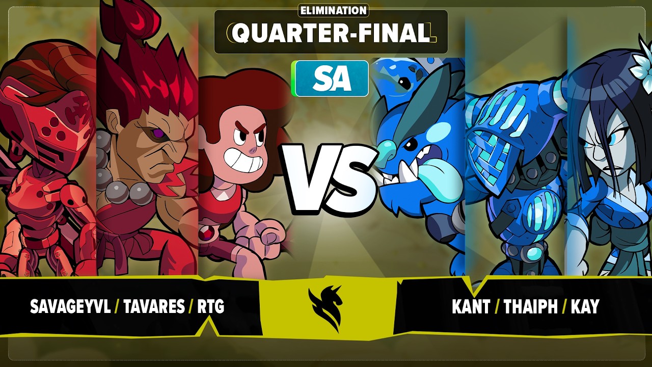 Kant & Thaiph & Kay vs Tavares & RTG & SavageYVL - Elimination Quarter Final - Triples Championship