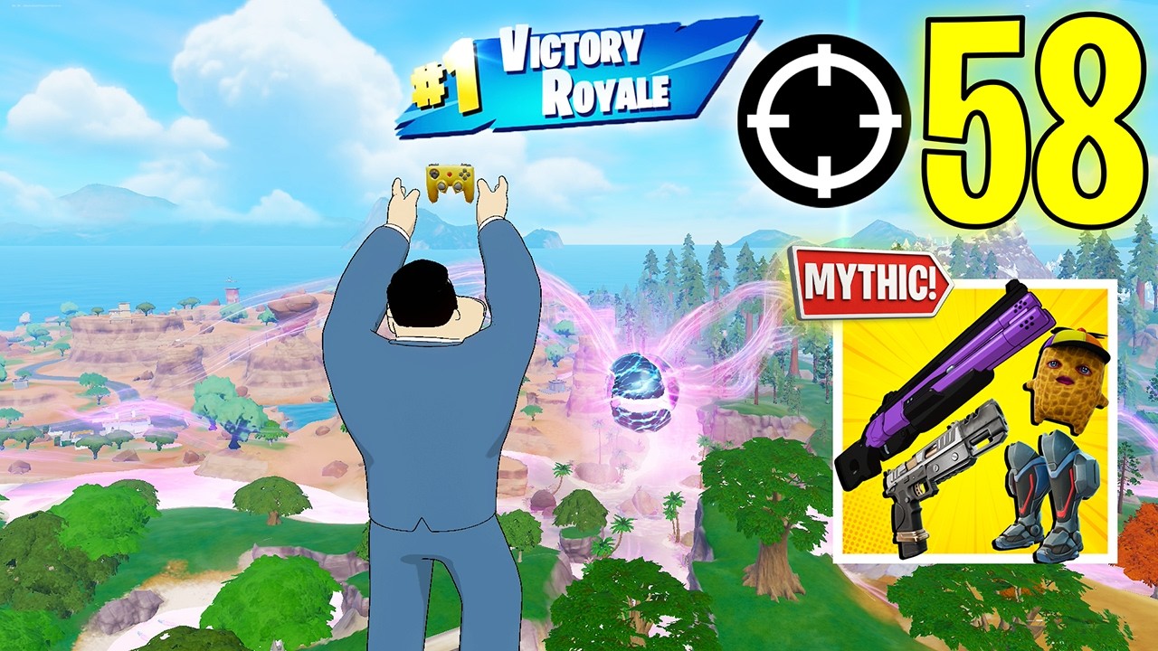 58 Elimination Solo Vs Squads Gameplay "Build" Wins (NEW! Fortnite Chapter 7 Season 3)