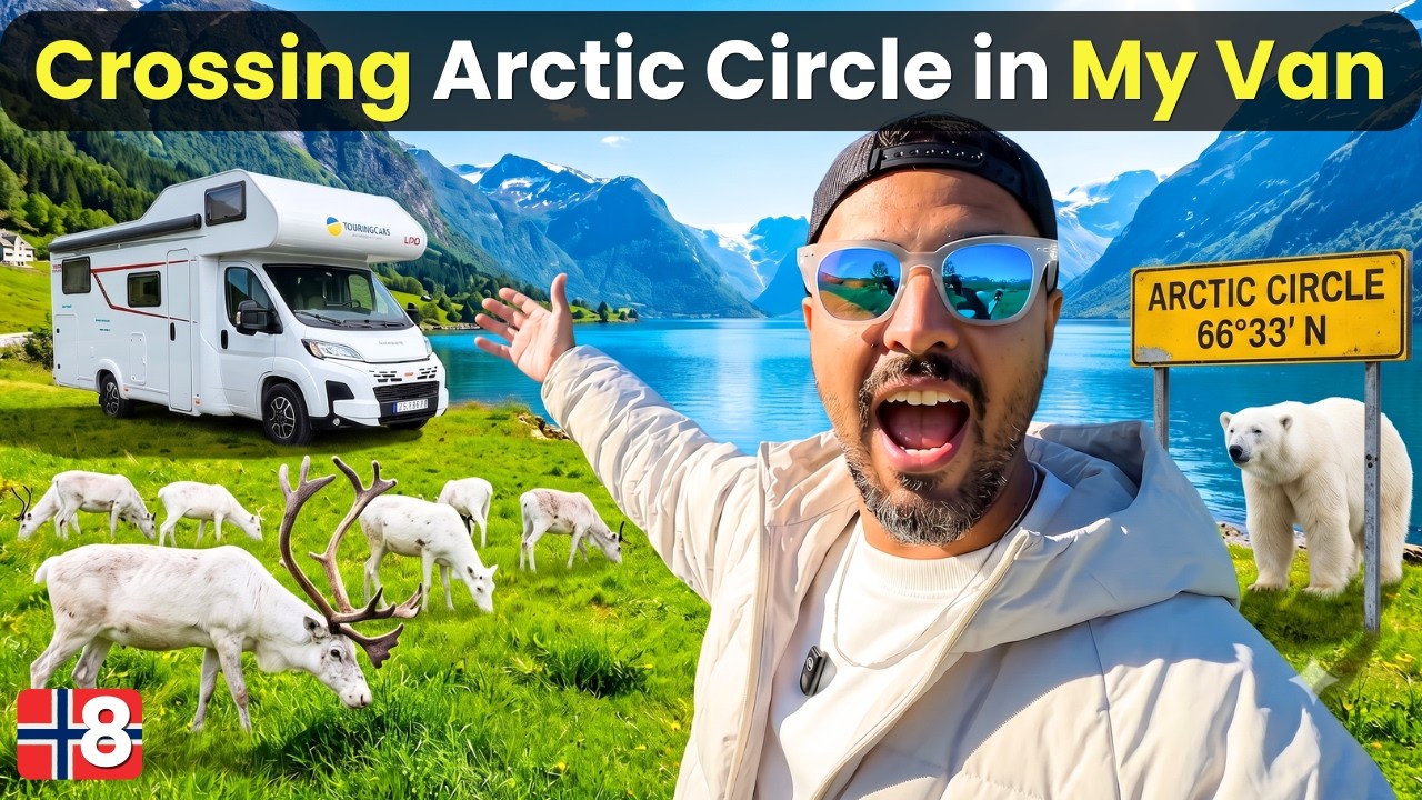 Beyond the Arctic Circle in our Motorhome in Norway
