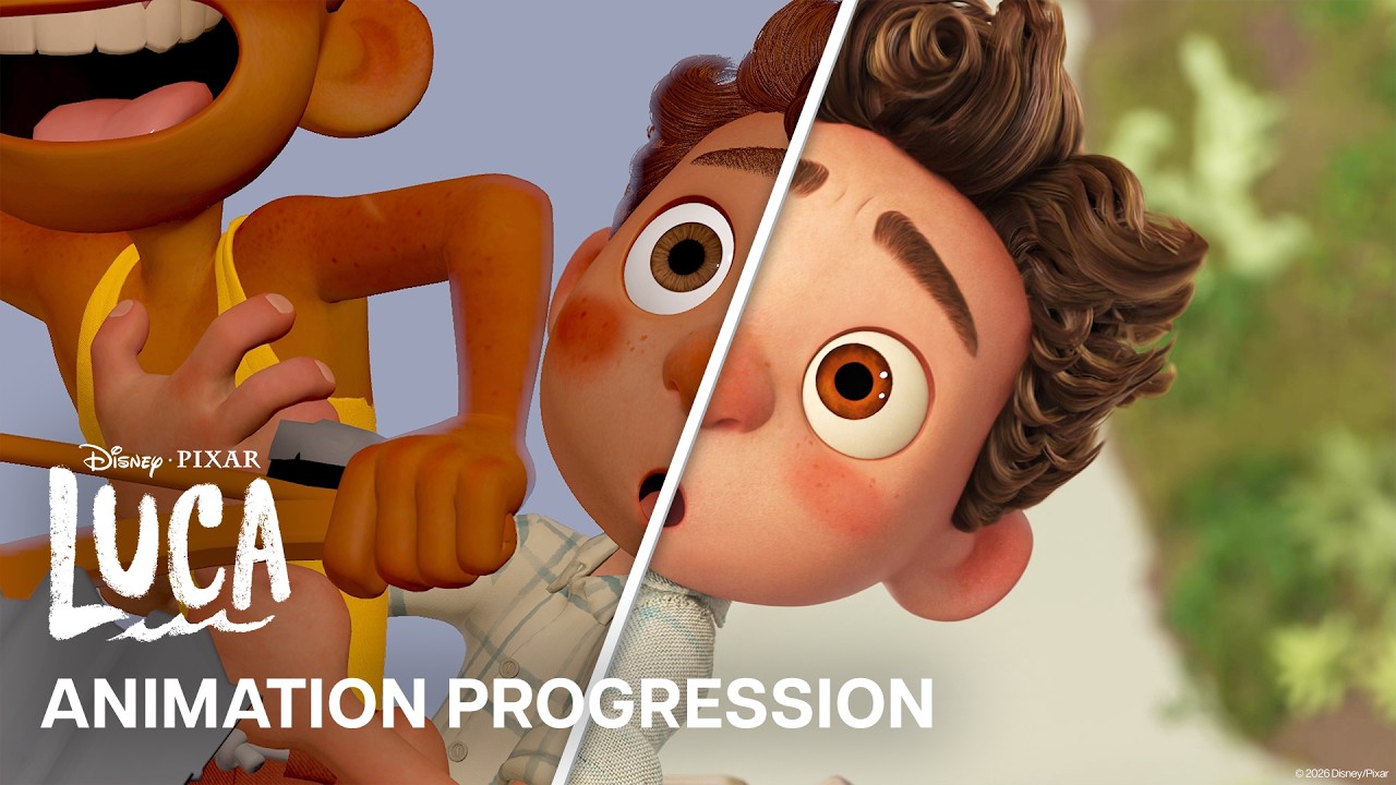 Luca Animation Progression | The Big Jump