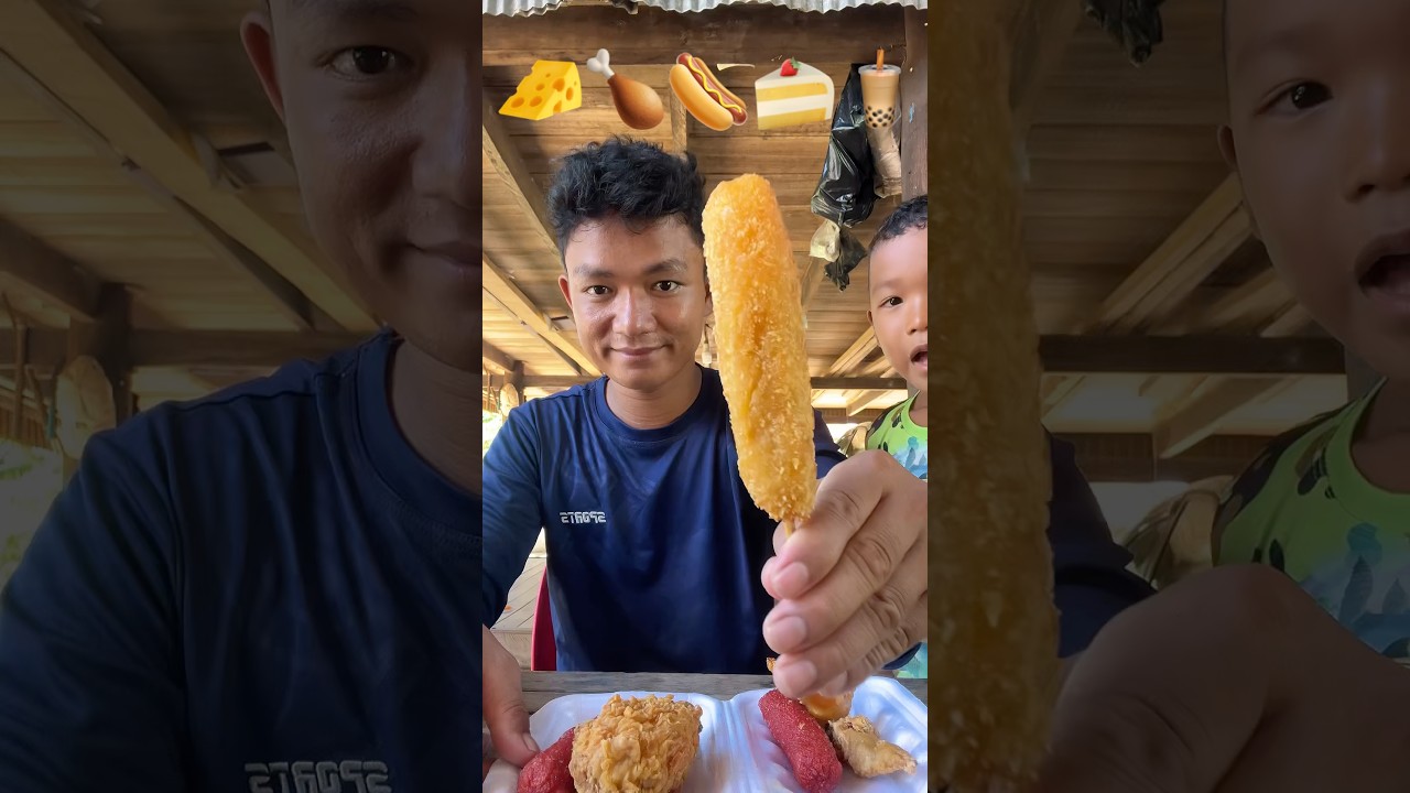 Eat cheese, chicken and hot dogs.#shorts #chicken #cheese