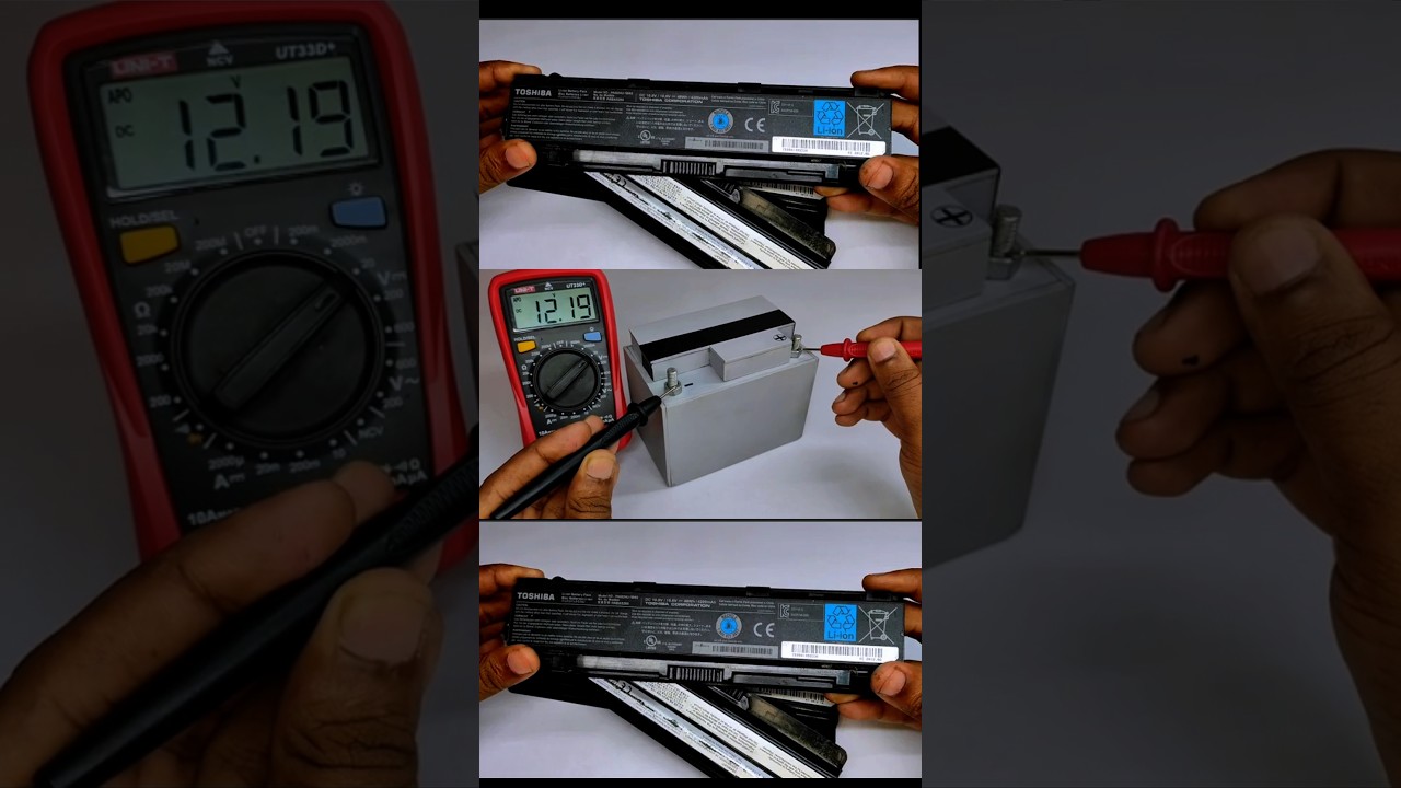 Amazing Idea From Old Laptop Battery 🔋🤯 #viral #diy