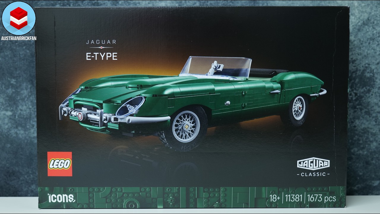 LEGO Icons 11381 Jaguar E-Type - LEGO Speed Build Review