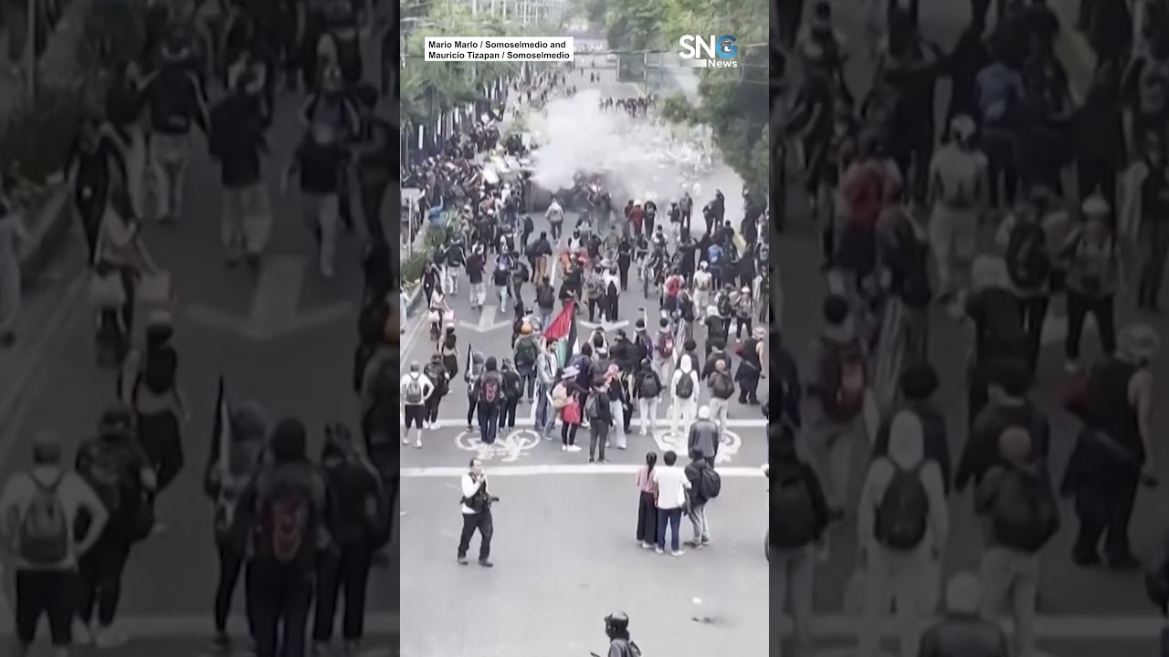 Street protests erupt in Mexico City as World Cup kicks off