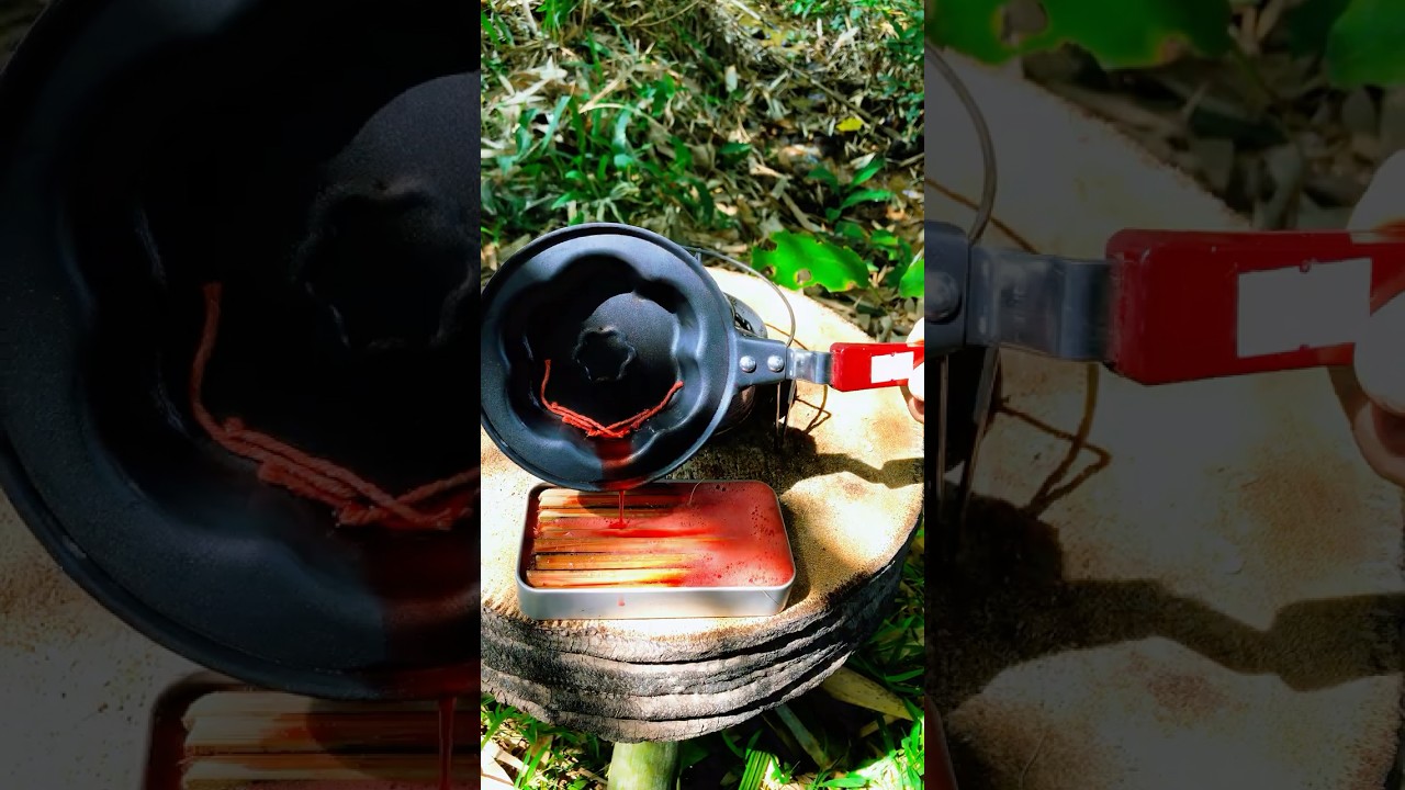 Emergency Fire: A DIY Survival Burner #survival #outdoors #skills