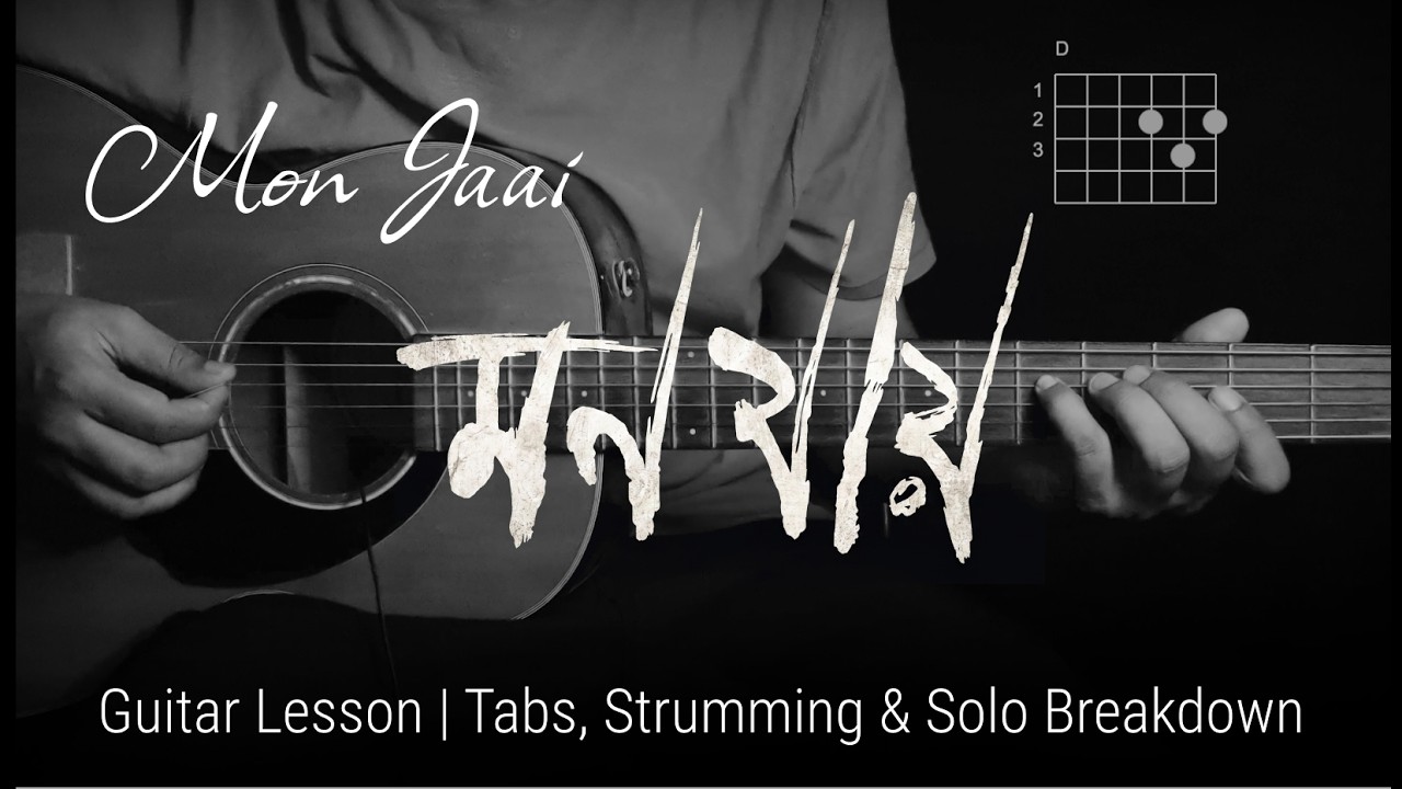 Mon Jaai - Guitar Lesson | Tabs, Strumming & Solo Breakdown