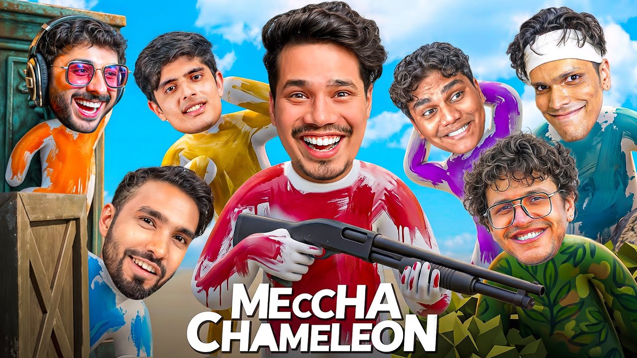 500IQ MECCHA CHAMELEON FT. TECHNO, CARRY, TRIGGERED, MYTH, BBS & AJJU BHAI😱🤣