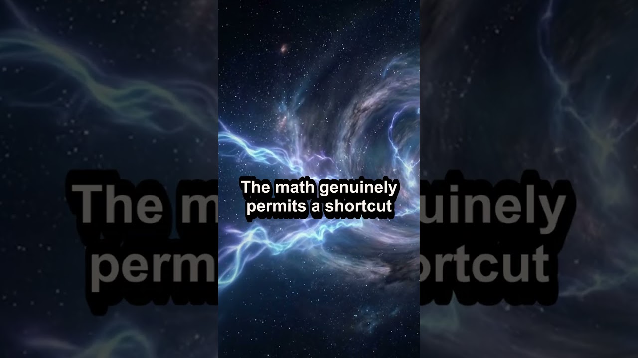 Einstein's shortcut through spacetime #Shorts