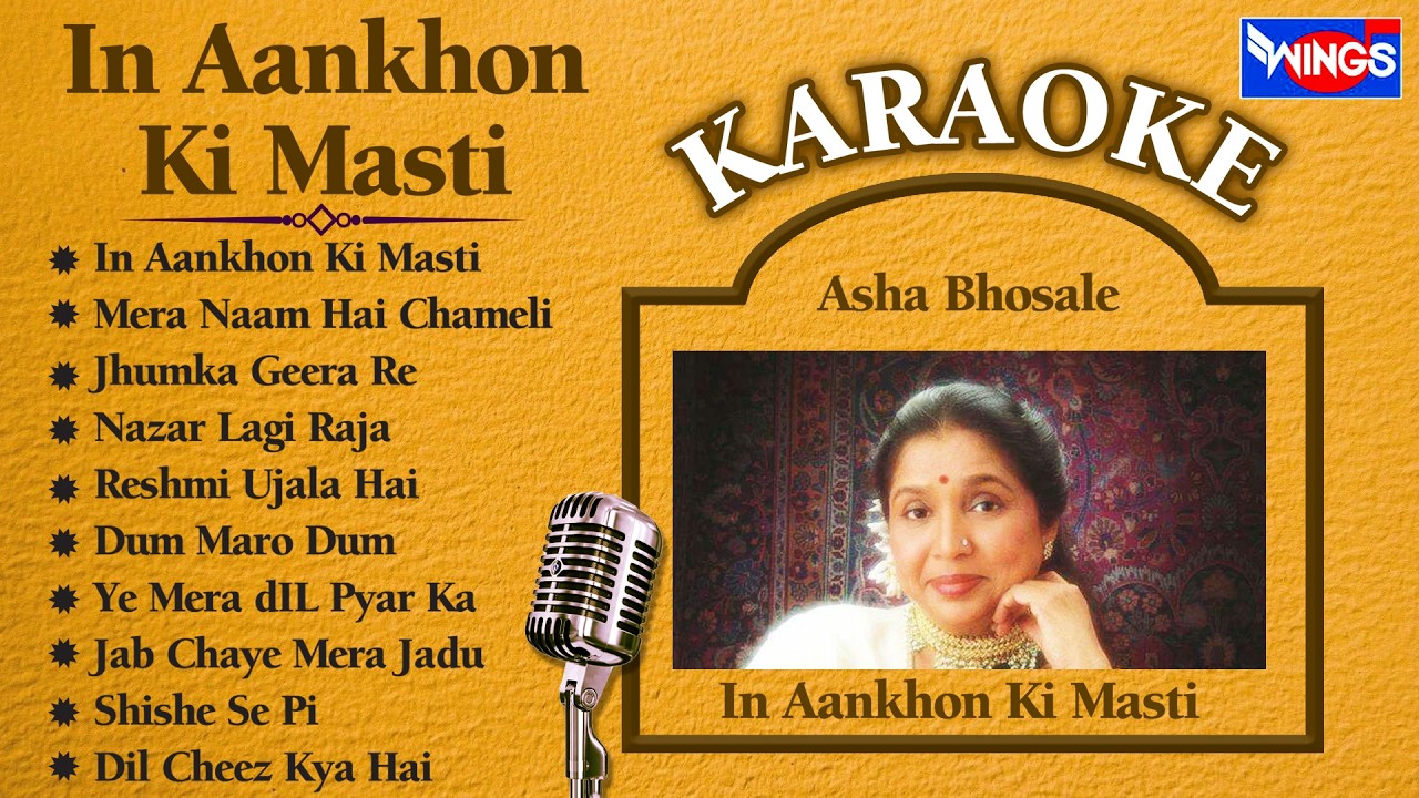 Asha Bhosale Hits - Top 10 Karaoke Songs | Superhit Collection | 90s Everygreen Songs | Old is Gold