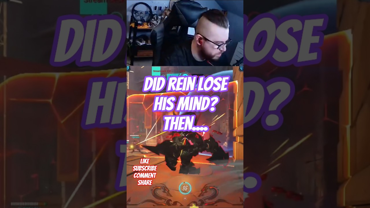 Did Rein Lose His Mind? Then A Little Blade! #overwatch #twitch #ashiros_ #overwatch2 #ow2 #ow2clips