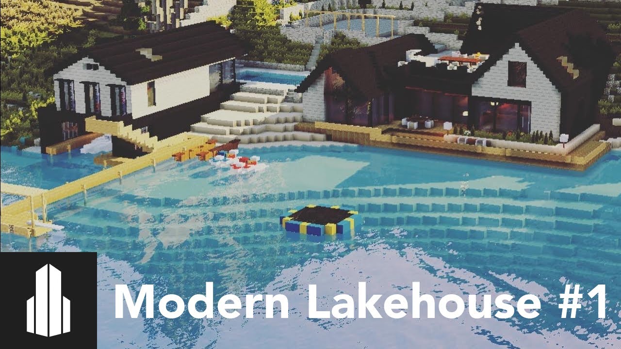 Ultimate Minecraft Modern Lakehouse and Mountains [Part 1- Cinematic]