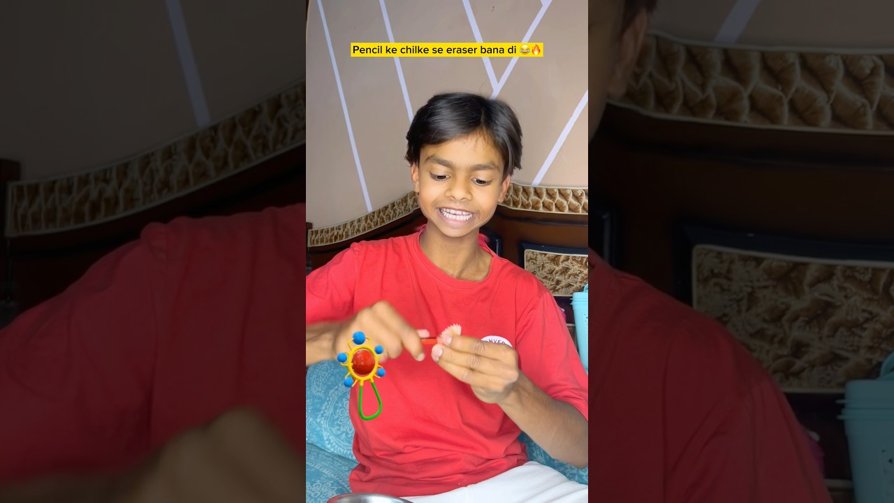 Pencil ke chilke se eraser 😂🔥 | indian family #shorts #indian #relatable #funny #comedy #bachpan