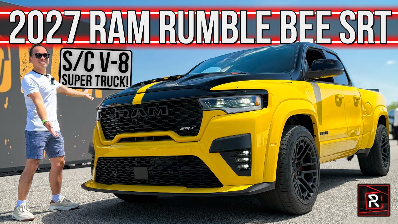 V8 Muscle Truck Family! | 2027 Ram 1500 Rumble Bee SRT | Detailed First Look