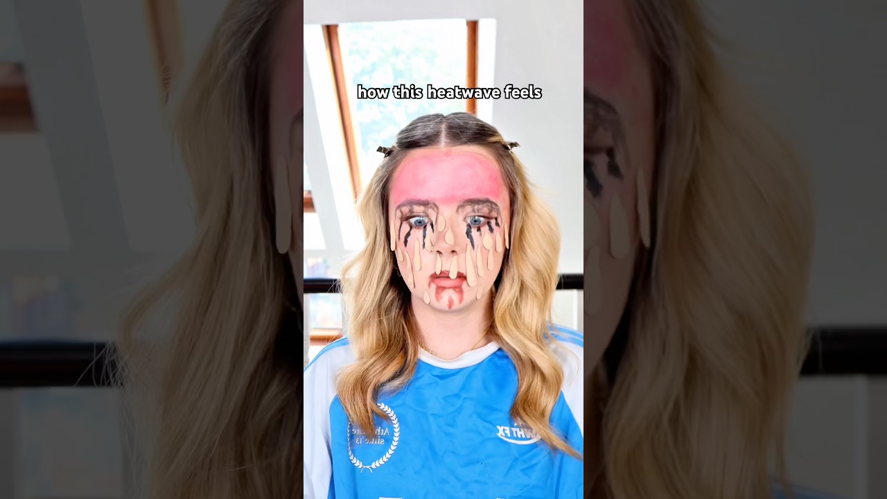 IM MELTING 😮🔥🥵 #stopmotion #makeup #claymation #animation