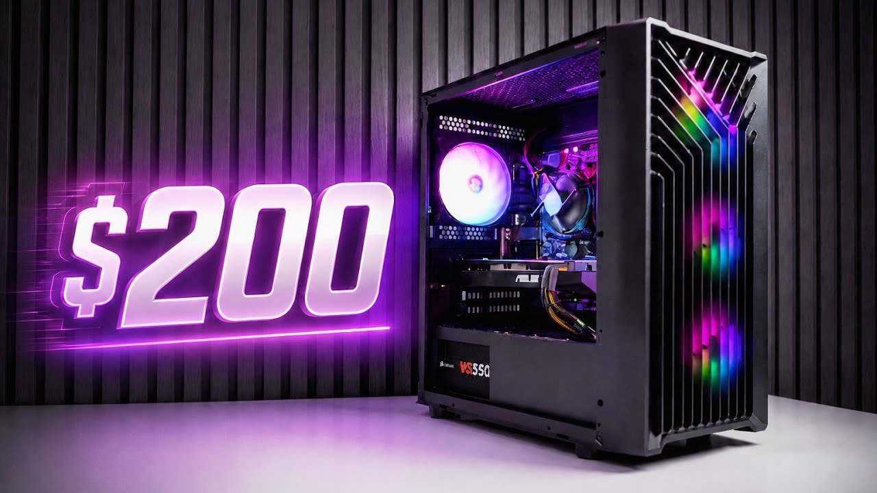 The Ultimate $200 Budget Gaming PC Challenge