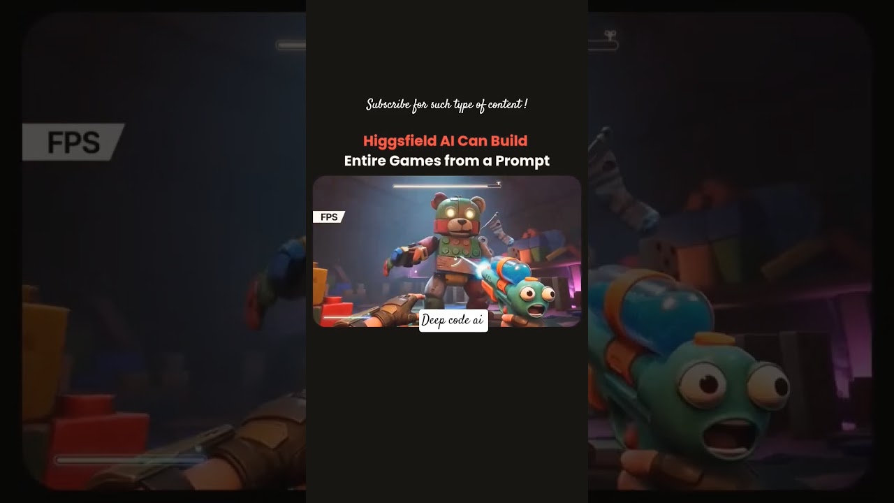 🎮 Create Multiplayer Games with AI #AI #GameDev #Claude #Higgsfield #Shorts  #trandingshorts