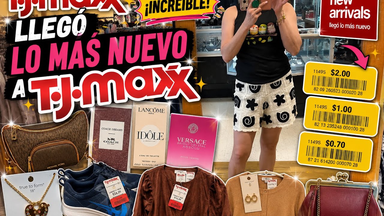 ¡TJ MAXX SE LUCIÓ! 😱 LO MÁS NUEVO + LIQUIDACIONES DESDE 70¢ 🔥🛍️
