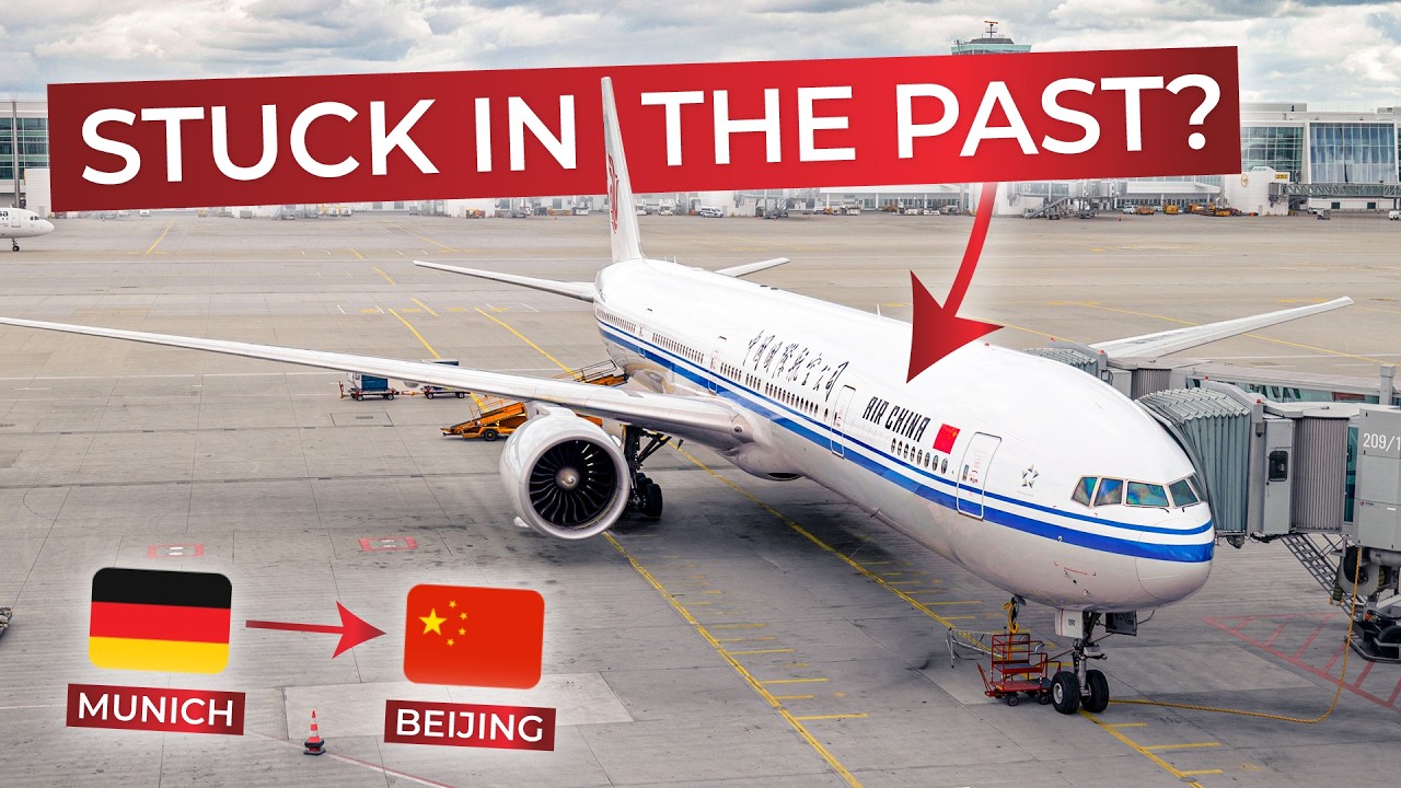 Air China's ancient Boeing 777-300ER ECONOMY from Munich to Beijing! | BRUTALLY HONEST REVIEW