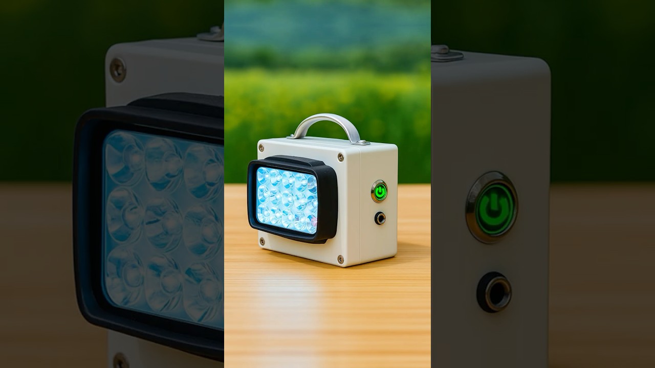 This Recycled Flashlight Can Light Up the Entire Backyard!
