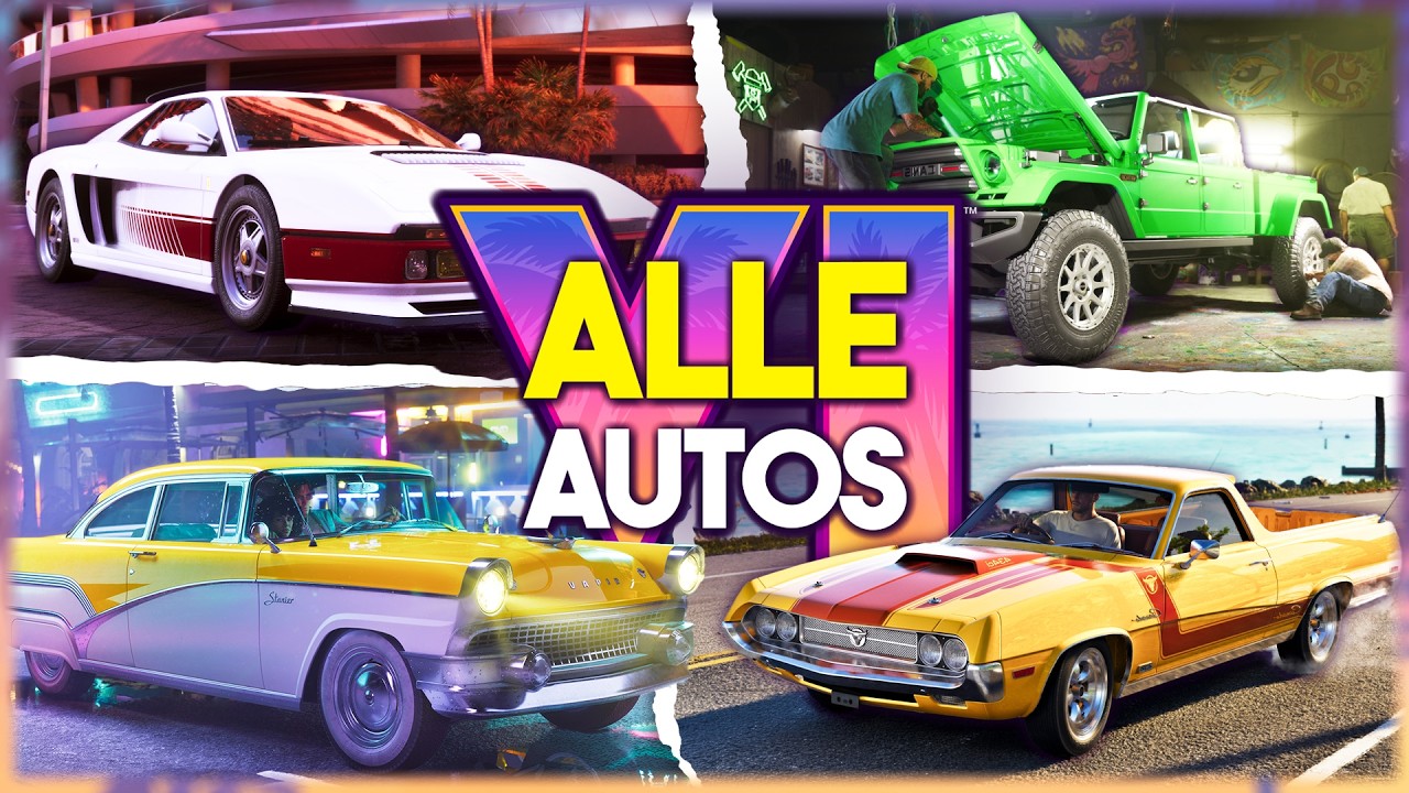 GTA 6 - ALLE 22 NEUEN FAHRZEUGE der VORBESTELLUNG