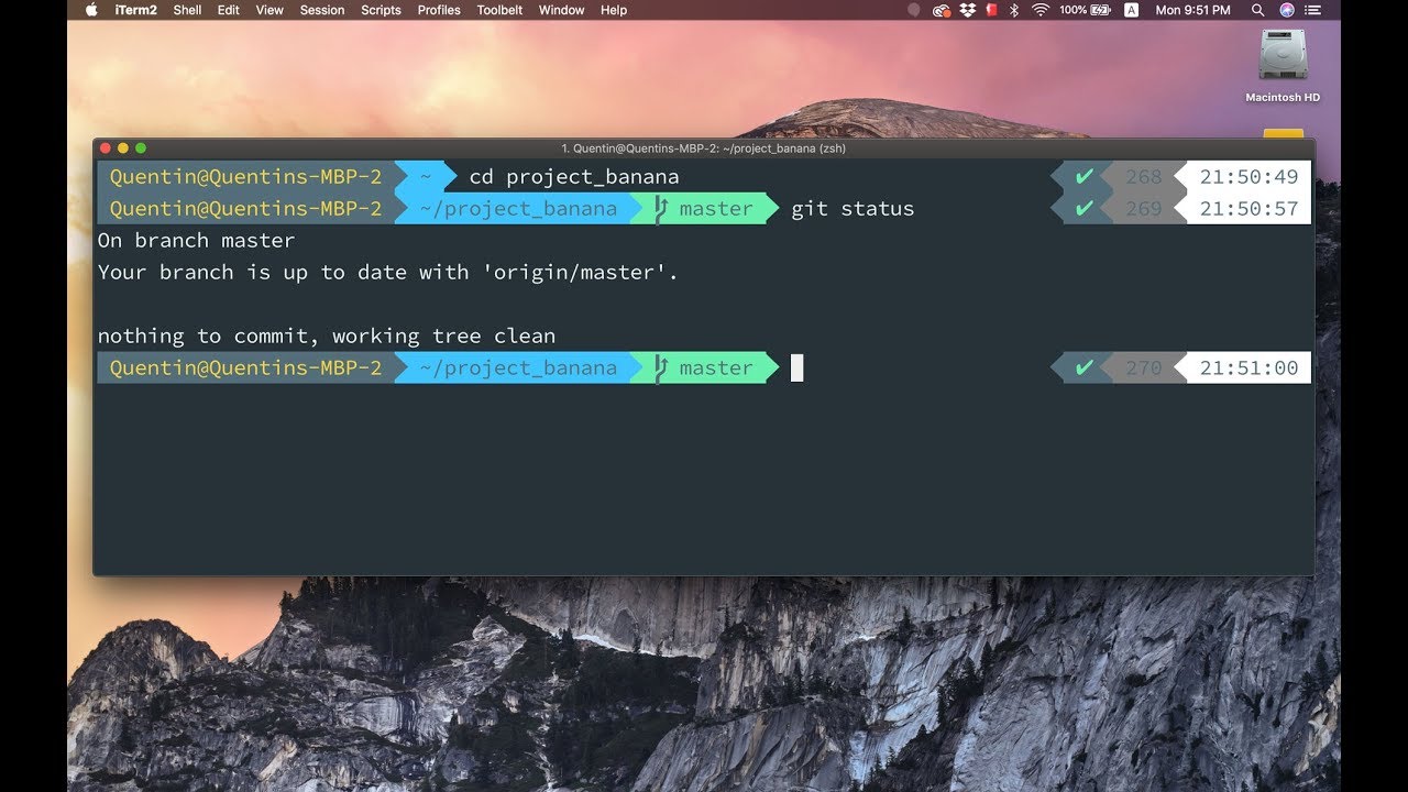 Customizing iterm2 with ZSH and PowerLevel9k | Z shell Tutorial