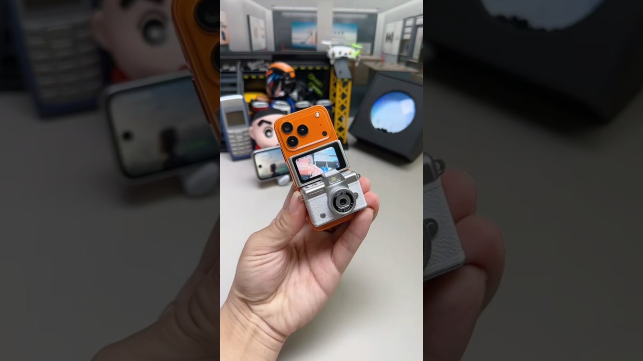Mini iPhone Meets Mini Camera 🤯 | #shorts #camera #iphone