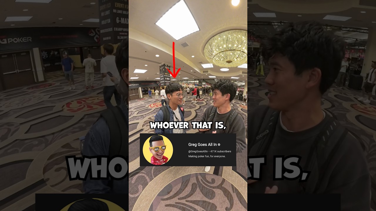 @BrantzenPoker the NUMBER 1 Asian Poker YouTuber?! #poker #interviews #wsop