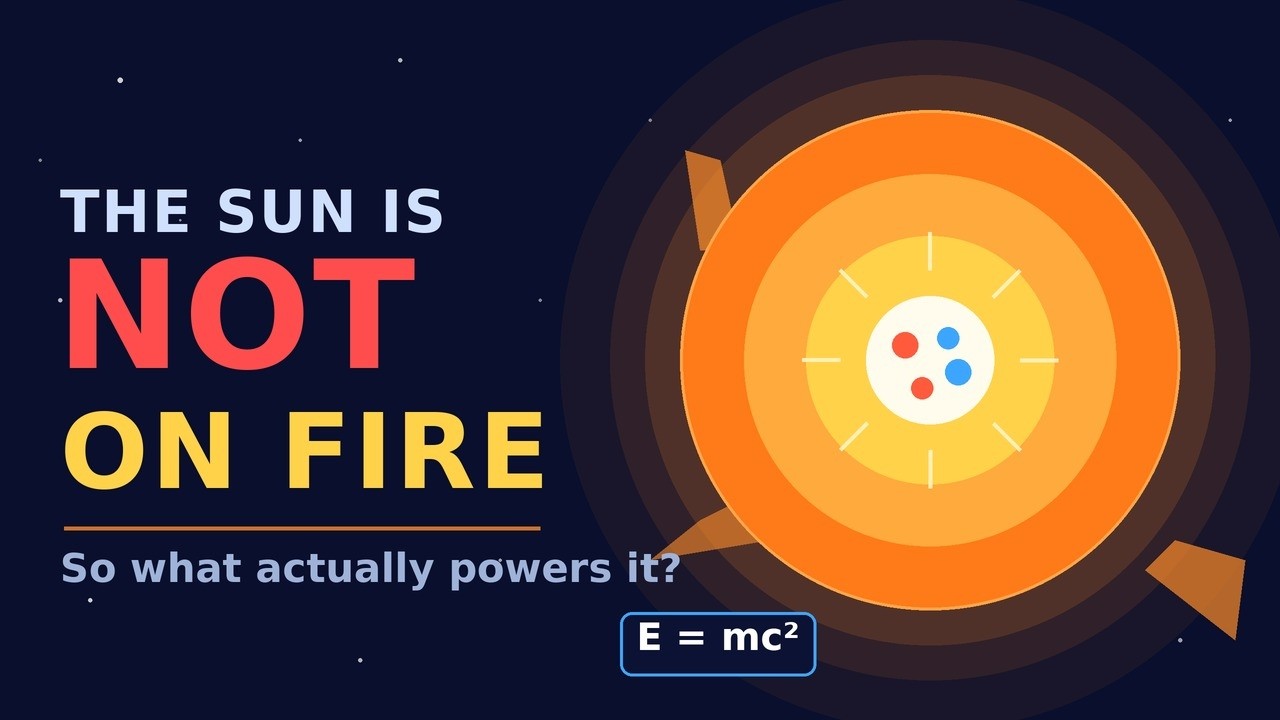 How Does the Sun Actually Make Energy? (It's NOT on Fire!)