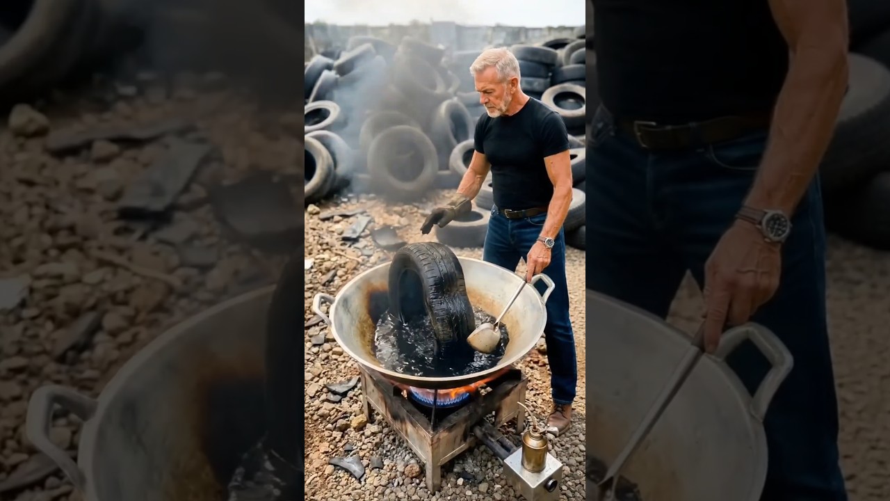 Old Tires Turned Into Something Incredible