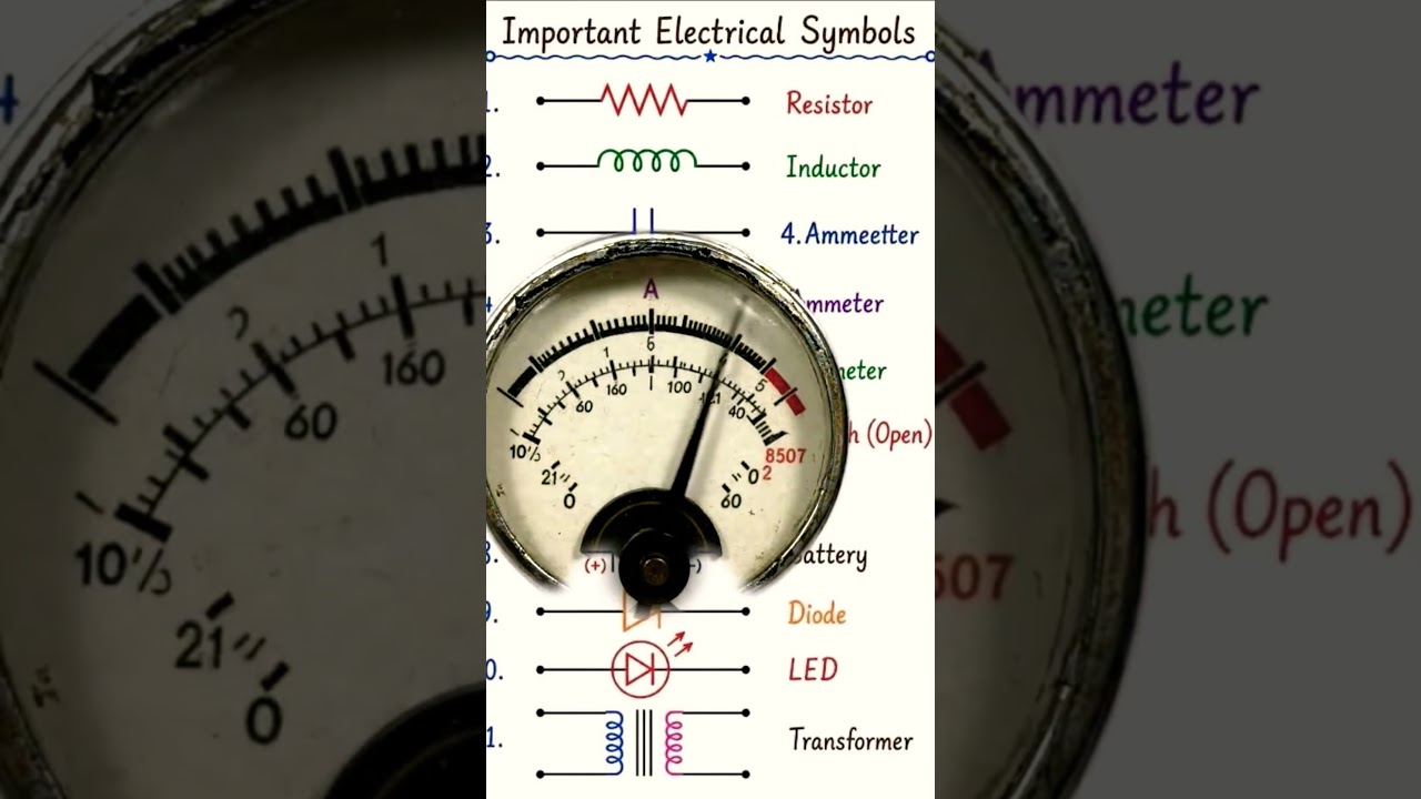 important electrical symbola #dieselgenerator #generator #electrician