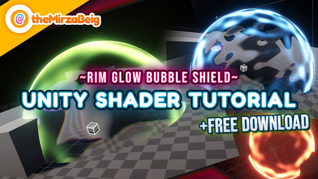 Rim Glow Bubble Shader (Unity Tutorial + FREE Project)