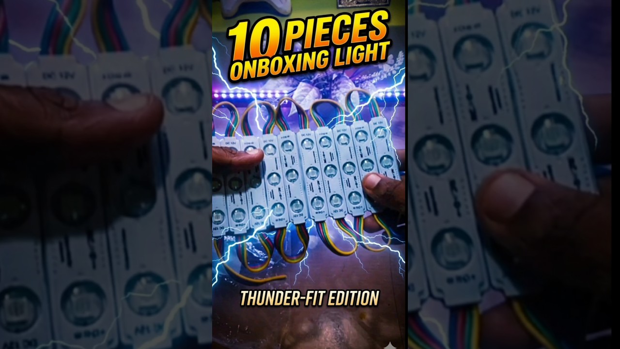 RGB🌈Module💡 light 🔌 #unboxing #experimnent #seelectronicshub #automobile #experiements #electronics