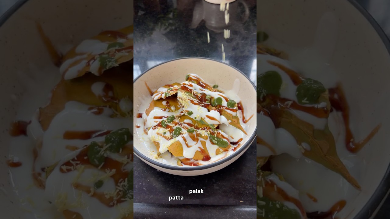 Healthy Palak patta chaat   #shorts #shortvideo