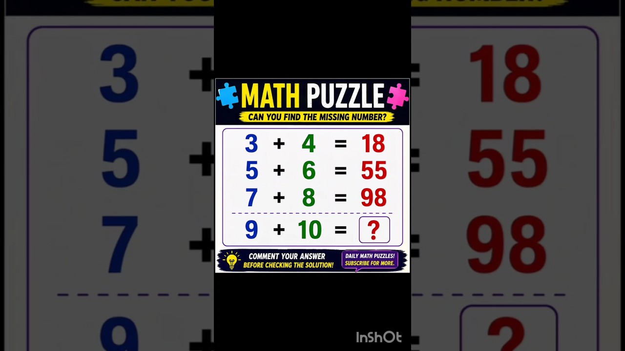 🤯 5 सेकंड में Solve करो ये Maths Puzzle!🔥 Genius Challenge! इस Puzzle का Answer बताओ