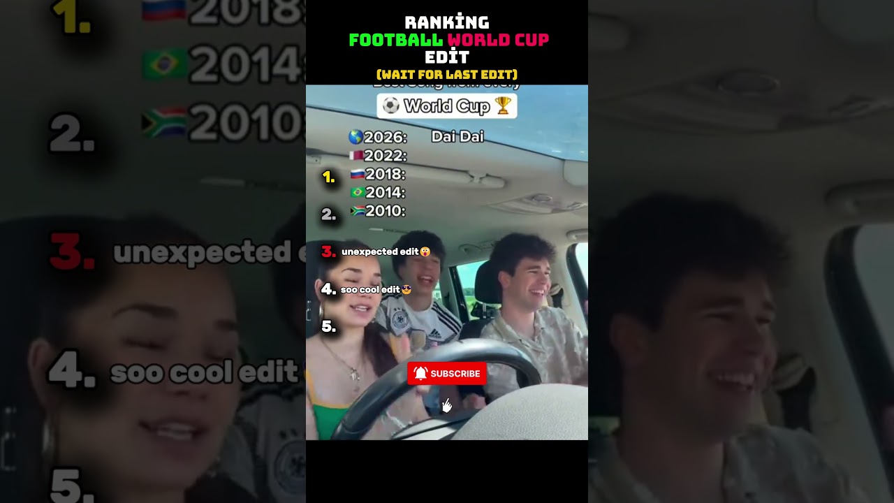 Ranking Football World Cup Edit pt2 #worldcup #edit #unexpected #football