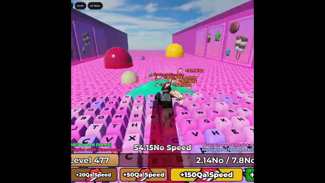 Trolling Noob Boss😱 +1 Speed Escape Keyboards 💕 #roblox