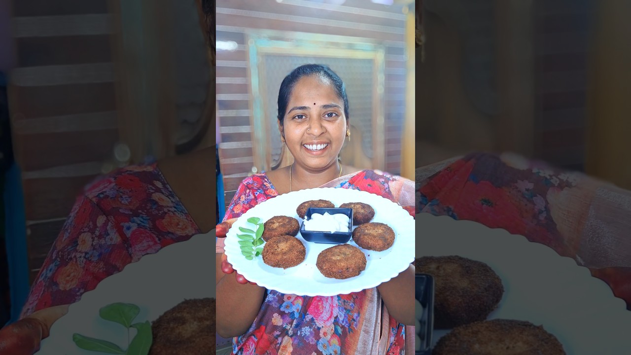 Soya🍔Cutlet 😋 #food #cookwithmeena #cooking #recipe #mycooking #foodie #shorts #shortvideo #naameena