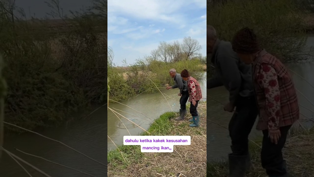 "Sejak Nenek Tiada, Kakek Mancing Sendiri. Tapi kini Cucunya Selalu Menemaninya ❤️"