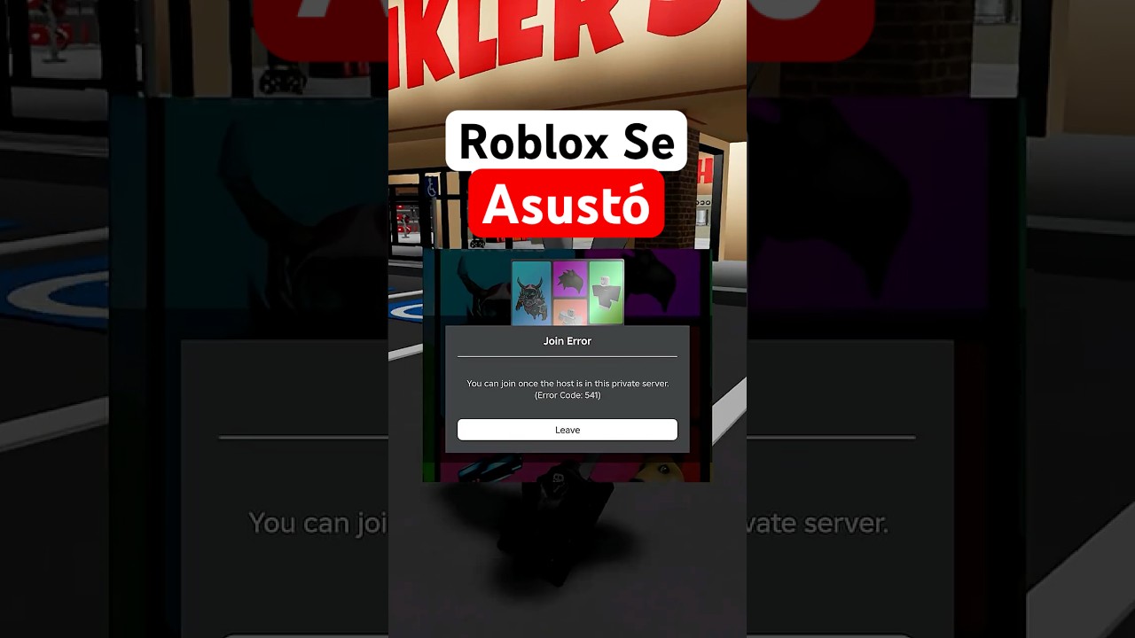😨 Roblox Se Asustó!! #roblox #games #shorts