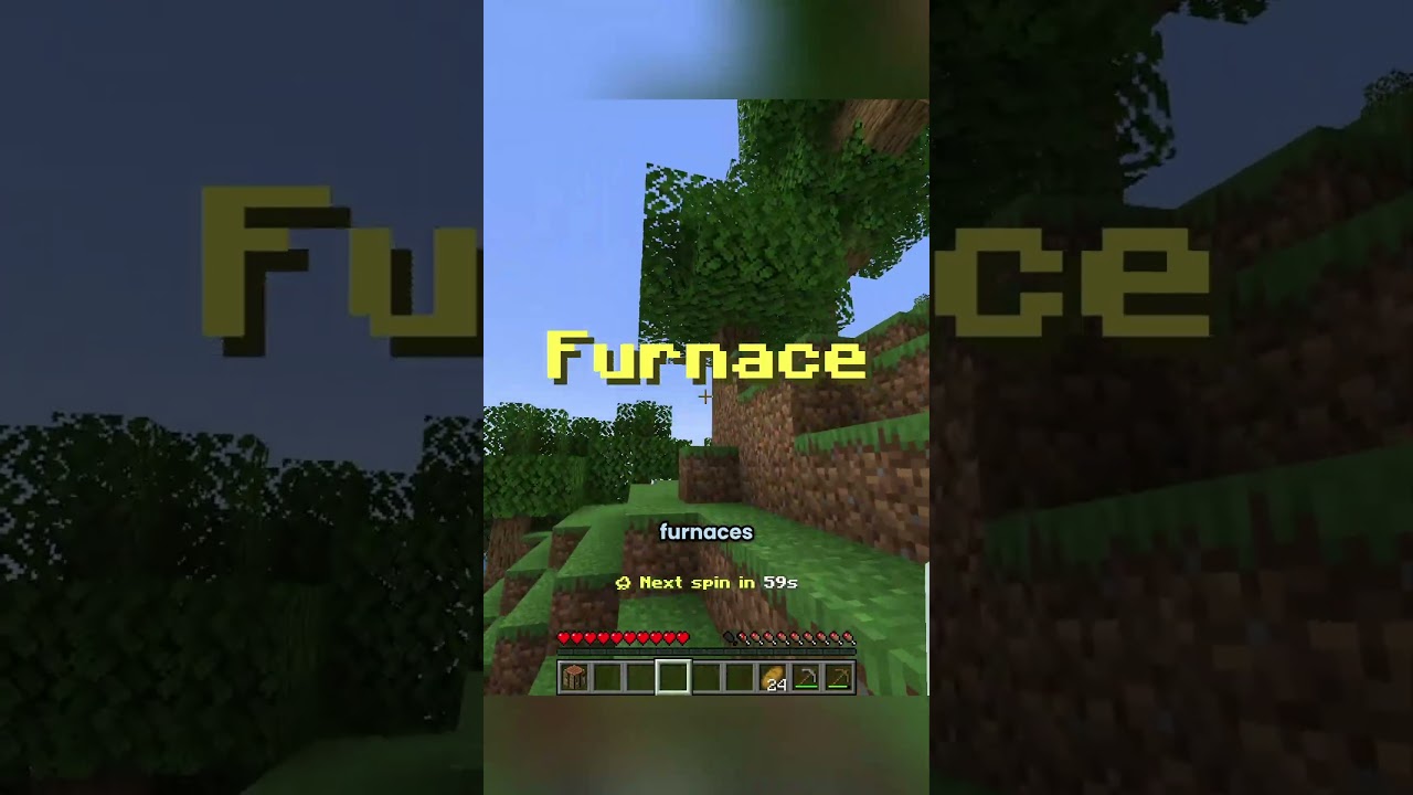 Blocks Fall From The Sky #minecraft #minecraftshorts #shorts