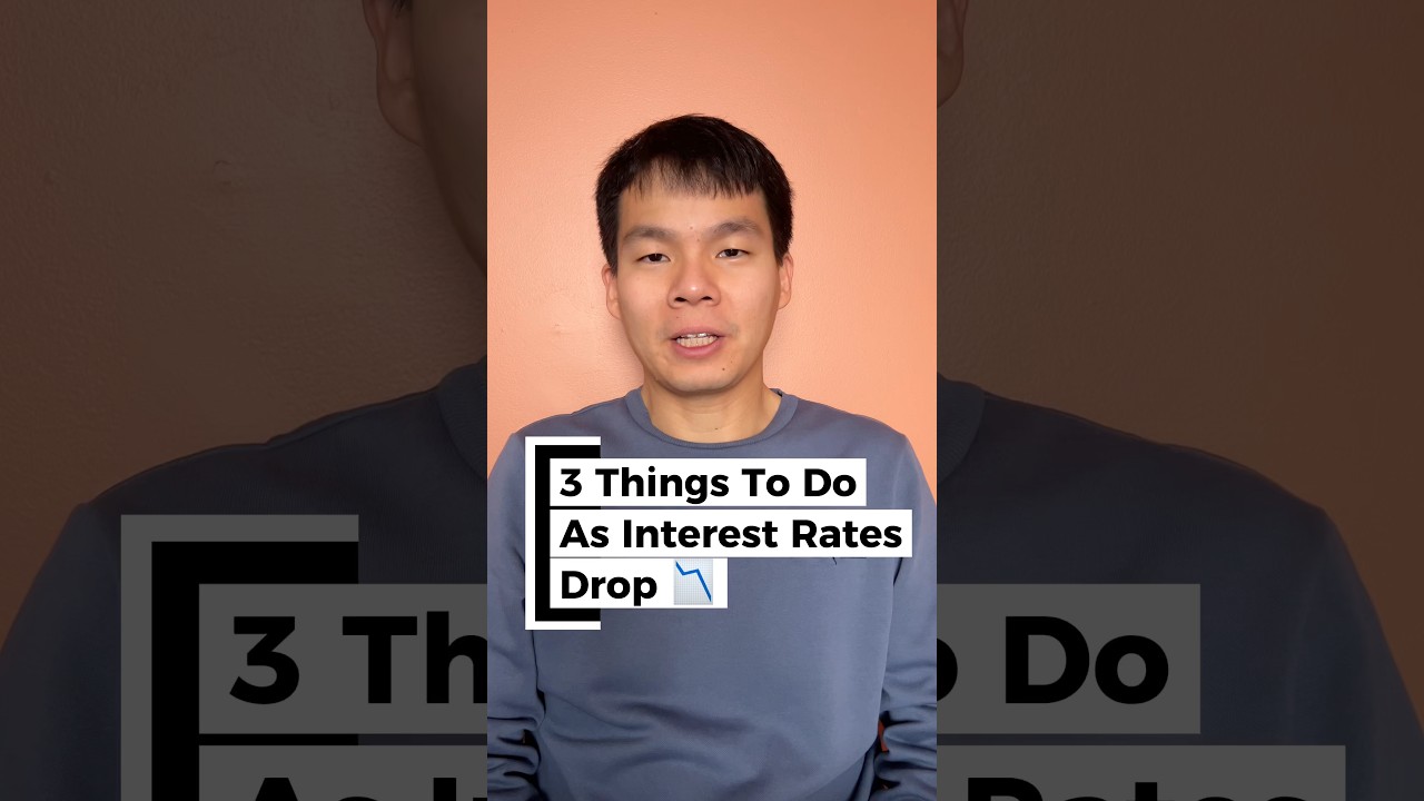 3 Things To Do as Interest Rates Drop 📉 #financialfreedom #financetips #passiveincome #2026goals