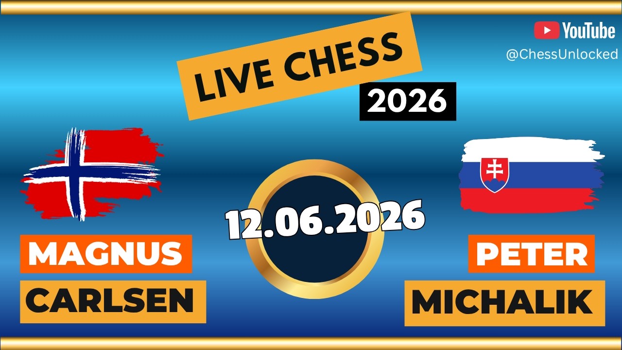 Magnus Carlsen vs Peter Michalik | Live Chess 2026 | 12.06.2026