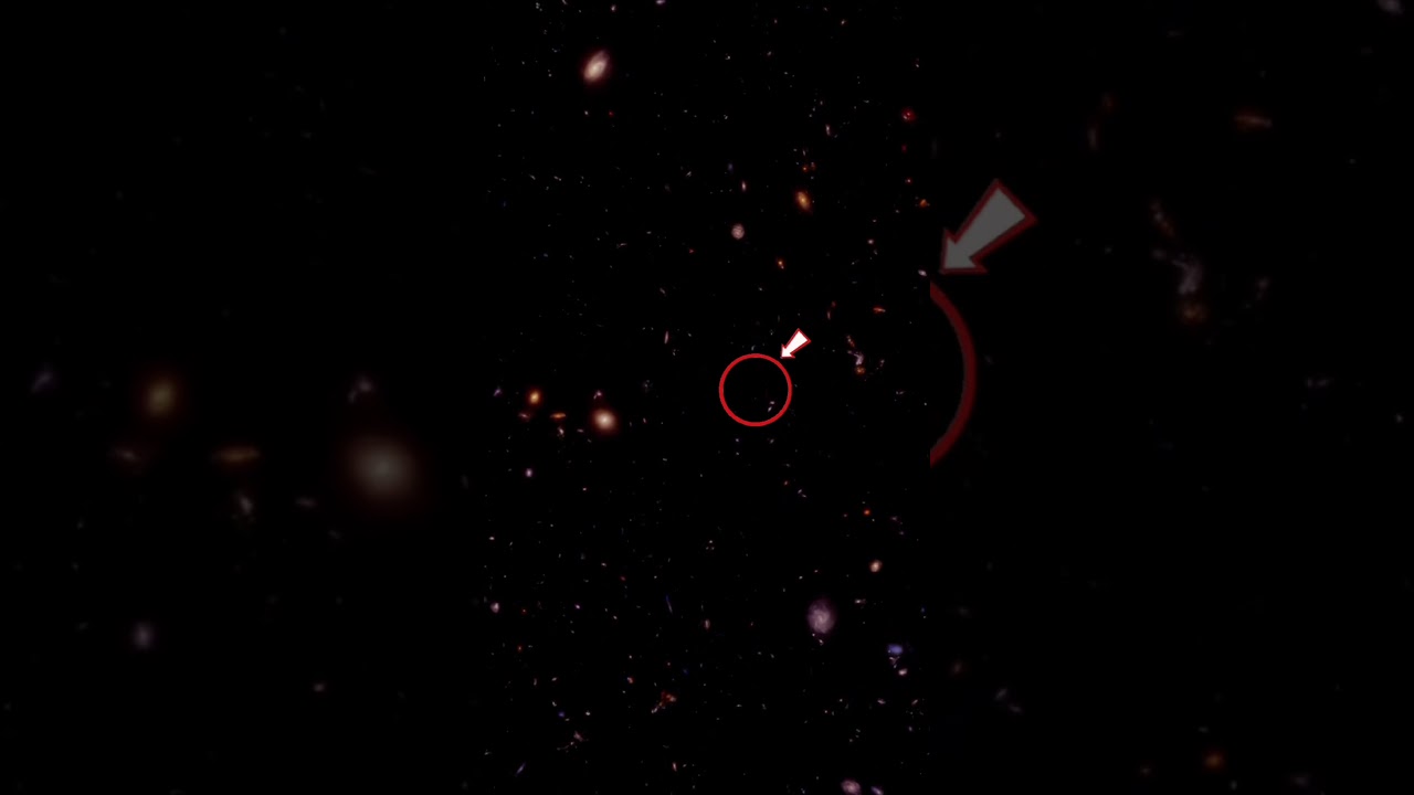 Zoom Into the Most Distant Galaxy Ever Found 🔭 #space #universe #galaxy