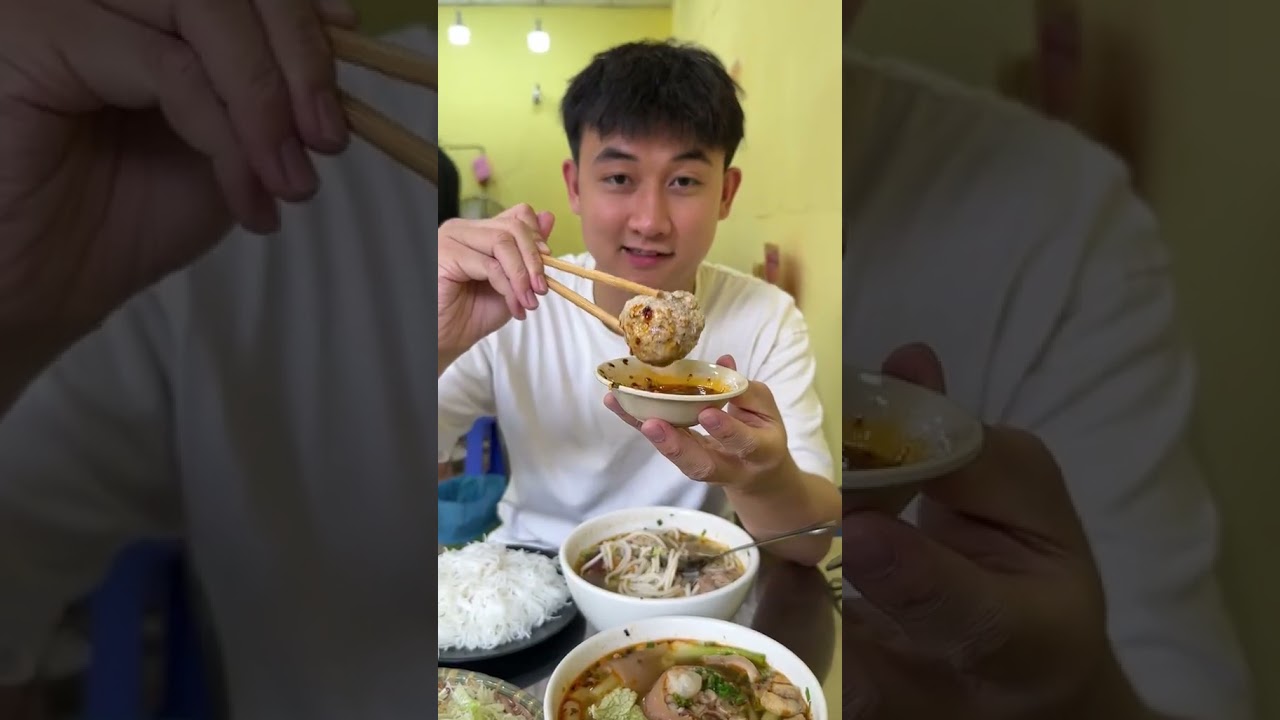 Bánh canh riêu giò siu ngon. #shorts #streetfood #food #foodie #foodreview #foodlover #review #ăn