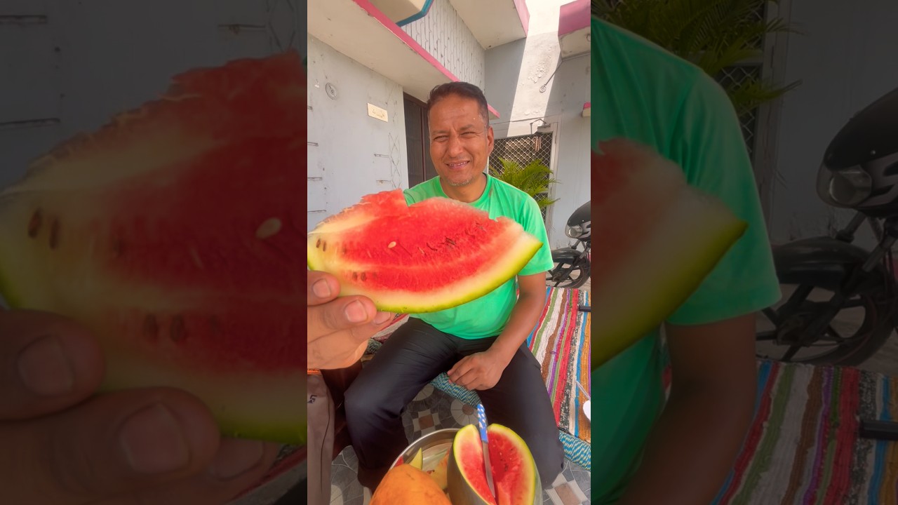 Aaj pitaji ke sath liya desi tarbuje Ka Swad #phadilifestyle #minivlog #vlog #dailyvlog #shorts