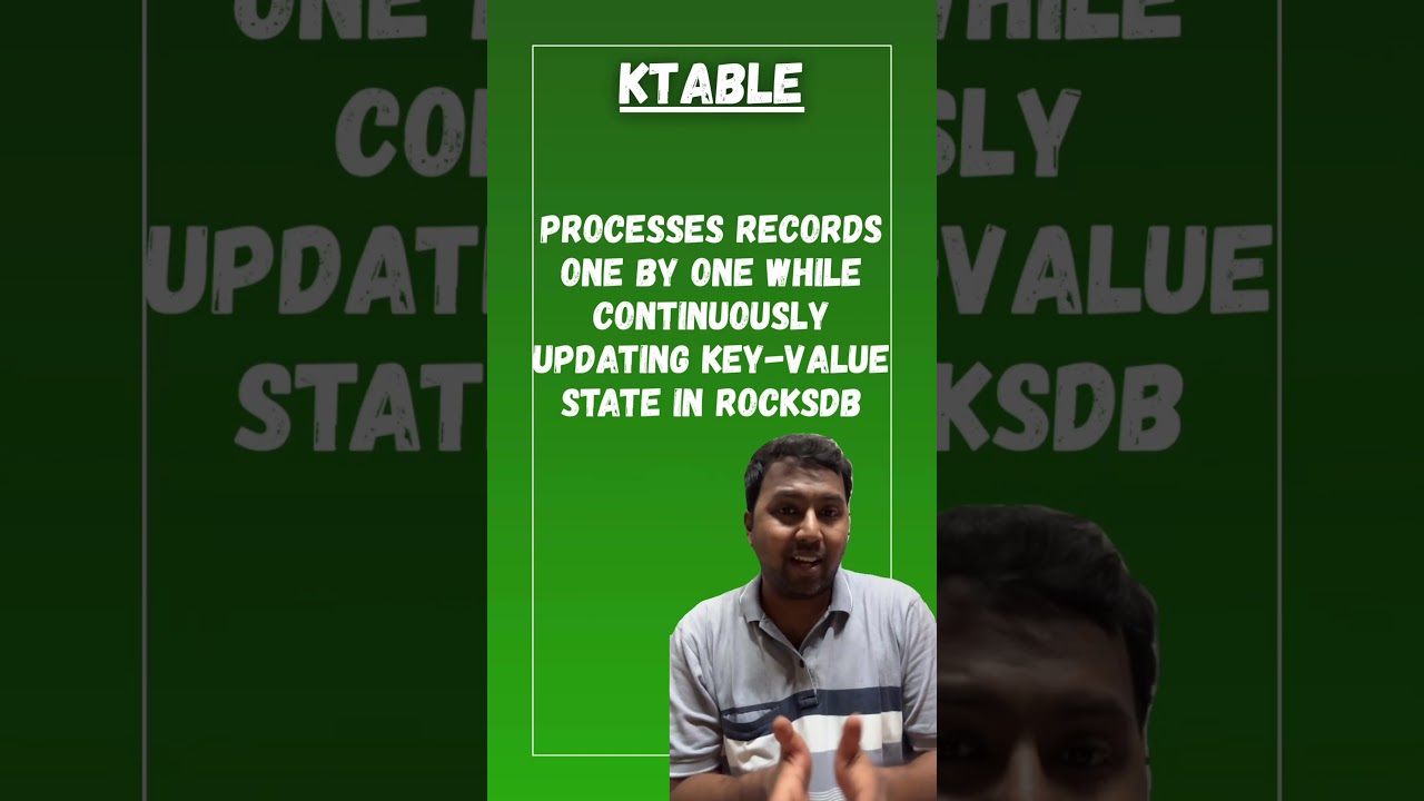 Kafka Stream | KTable vs KStream