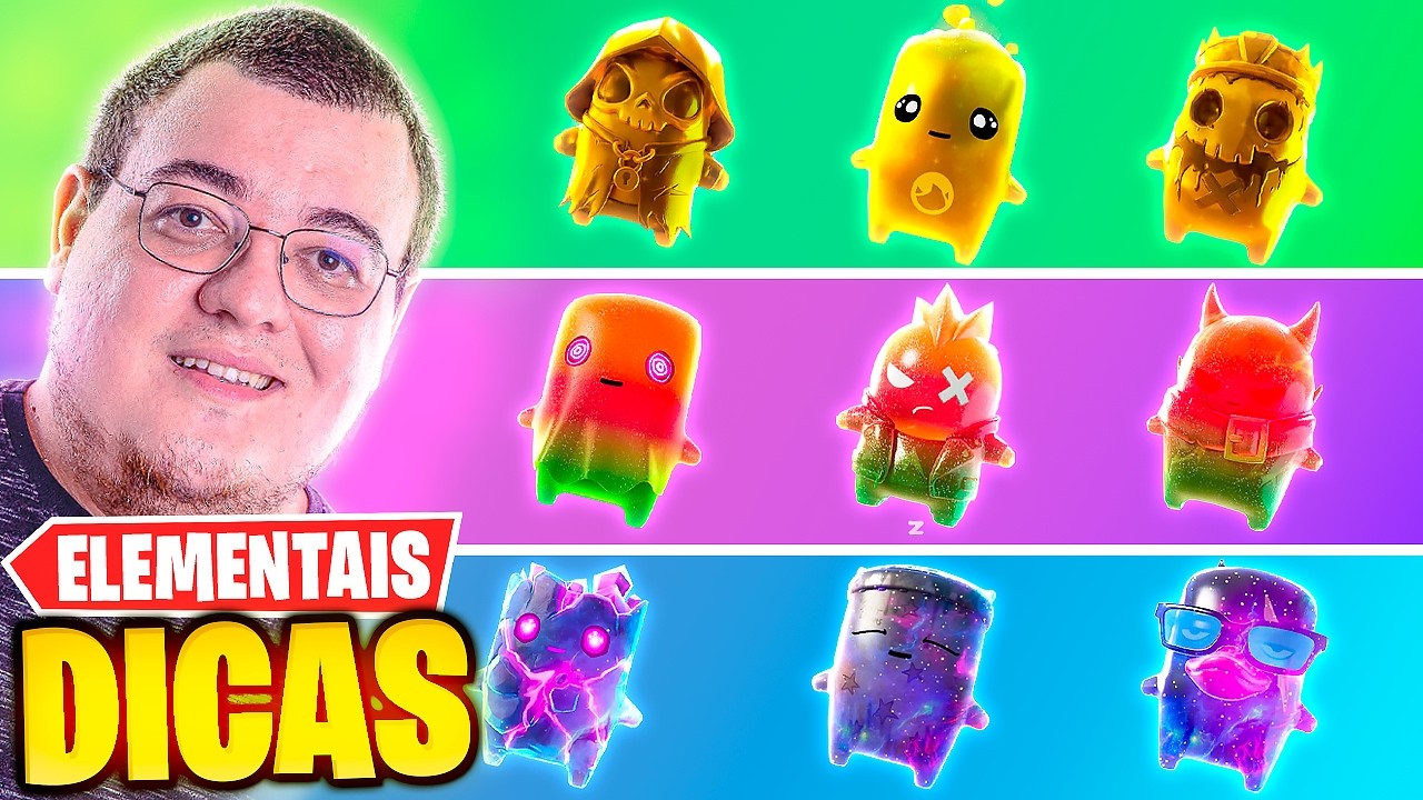 DICAS PARA PEGAR SEUS ELEMENTAIS MAIS FACIL NO FORTNITE