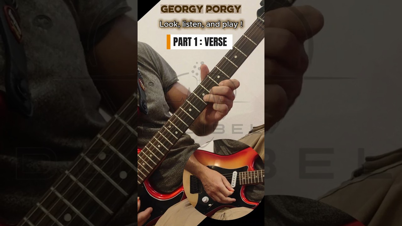 🎸 Learn Georgy Porgy on guitar Part 1— step by step.