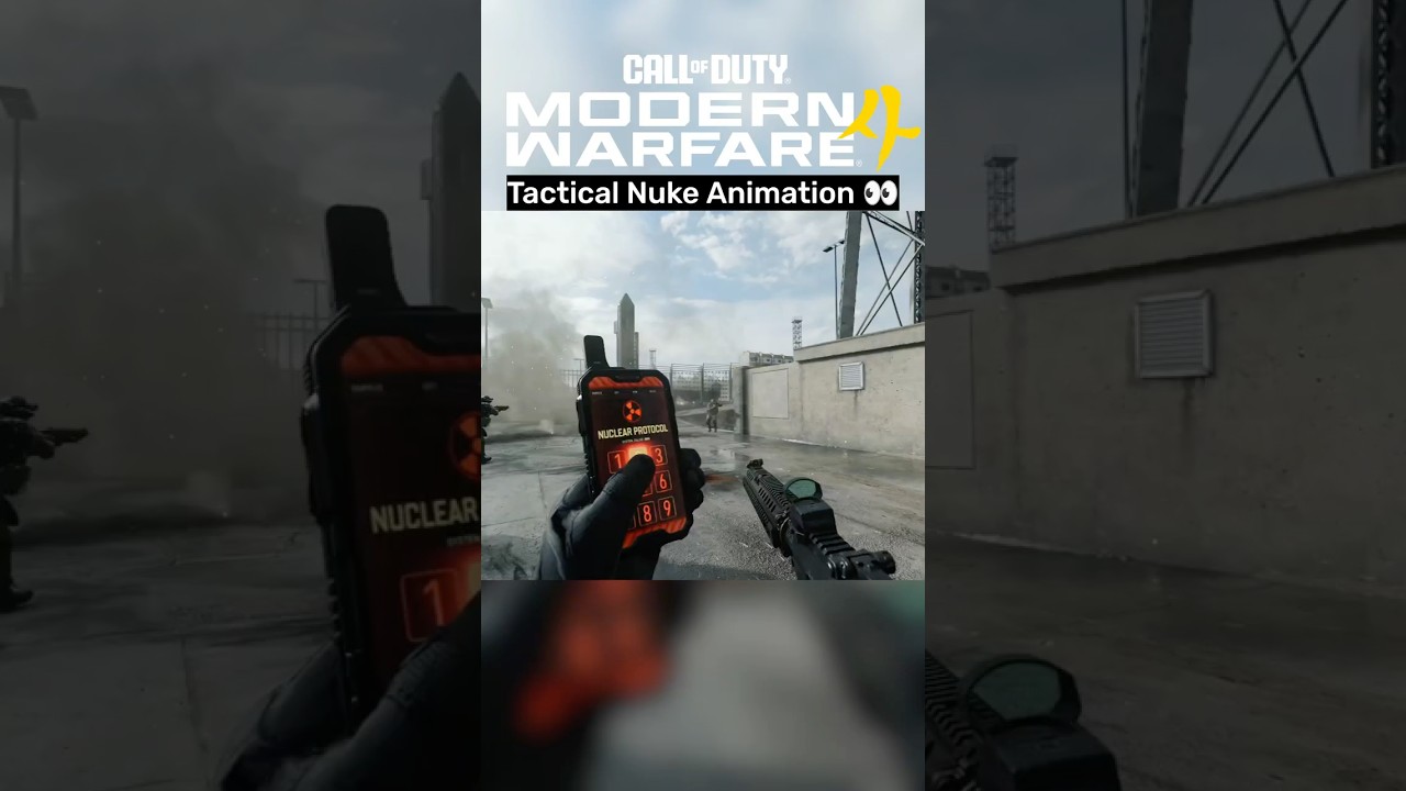 First look at New Tactical Nuke Animation in COD MW4