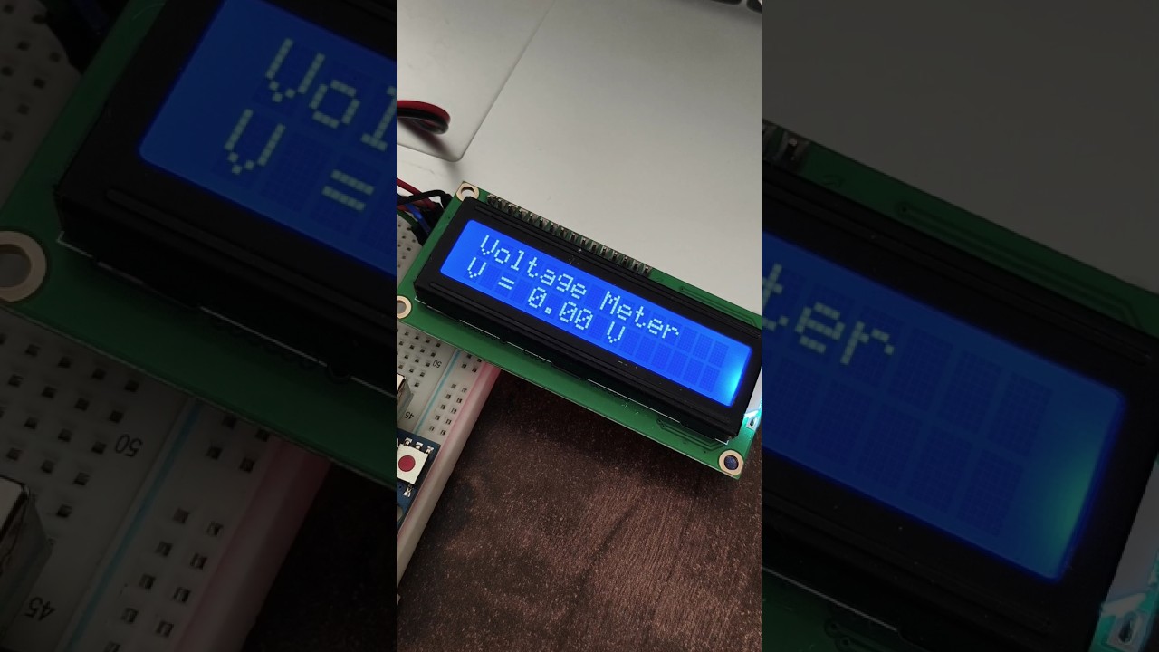I Built a Digital Voltmeter Using Arduino! ⚡ | DIY Arduino Project #Shorts
